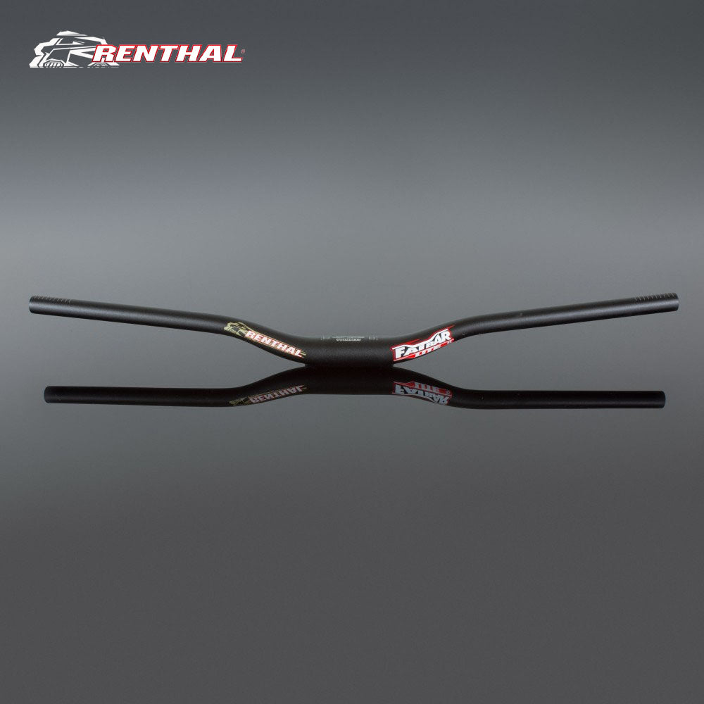 Renthal Fatbar Lite 35mm Handlebar Rise:30mm, Color:Black（レンサルファットバーライト35mmハンドルバーのライズ30mm, カラーブラックのバージョン）
