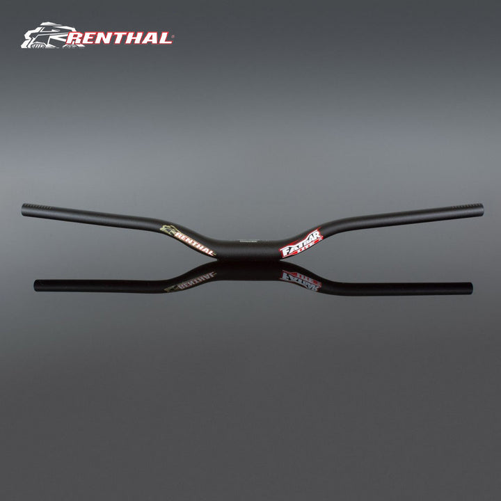Renthal Fatbar Lite 35mm Handlebar Rise:40mm, Color:Black（レンサルファットバーライト35mmハンドルバーのライズ40mm, カラーブラックのバージョン）