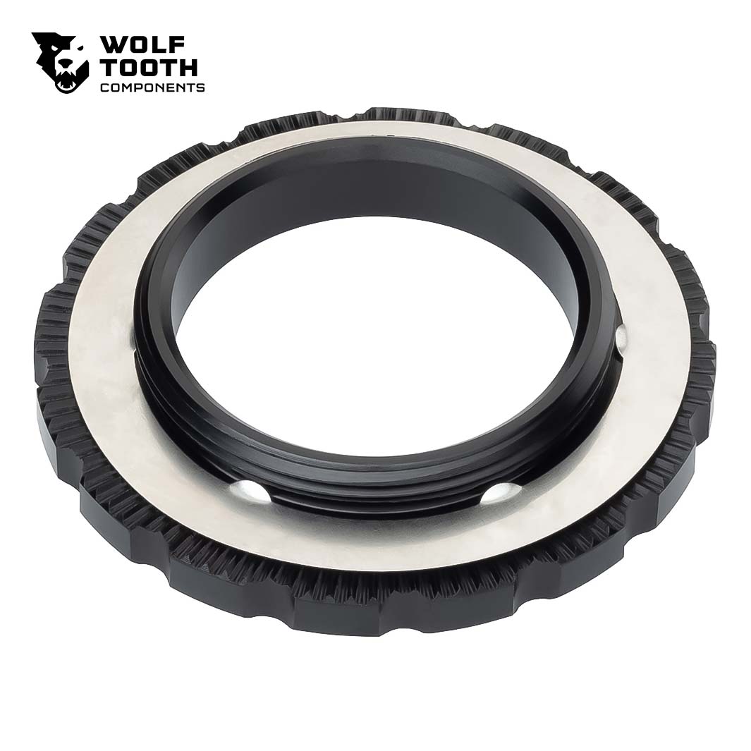 ウルフトゥース センターロック式ディスクローターロックリング の裏側