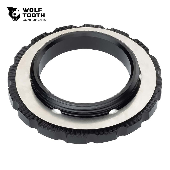 ウルフトゥース センターロック式ディスクローターロックリング の裏側